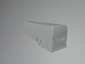 redcoach bus 3D 모델