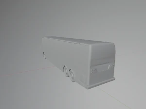 redcoach bus 3D Model