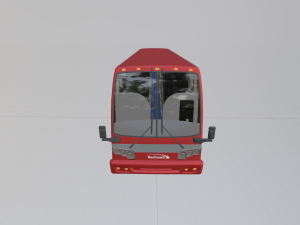redcoach bus 3D 모델