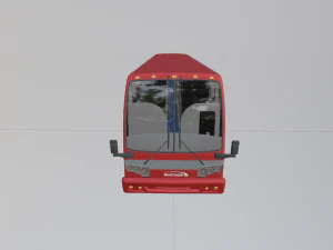 redcoach bus 3D Model