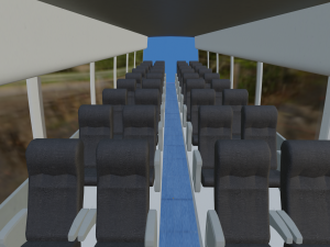 redcoach bus 3D 모델