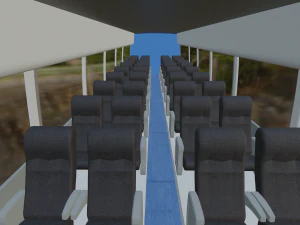 redcoach bus 3D Model