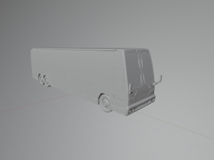 redcoach bus 3D 모델