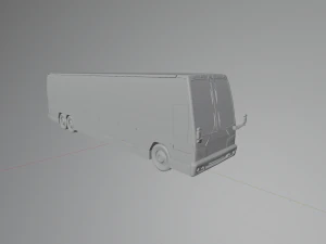 redcoach bus 3D Model