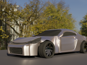 sport car Modello 3D