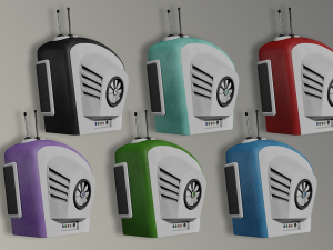 stylized retro tv 3D मॉडल