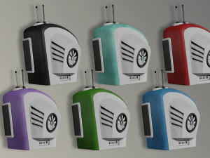 stylized retro tv 3D Model