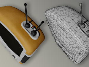 stylized retro tv 3D मॉडल