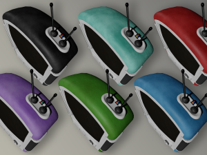 stylized retro tv 3D मॉडल