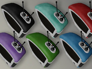 stylized retro tv 3D Model