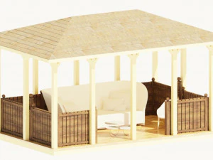 ahşap &ccedil;ardak 3D Model