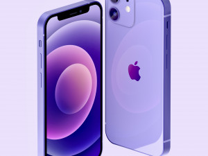 iphone 12 mini real scale 3D Модель