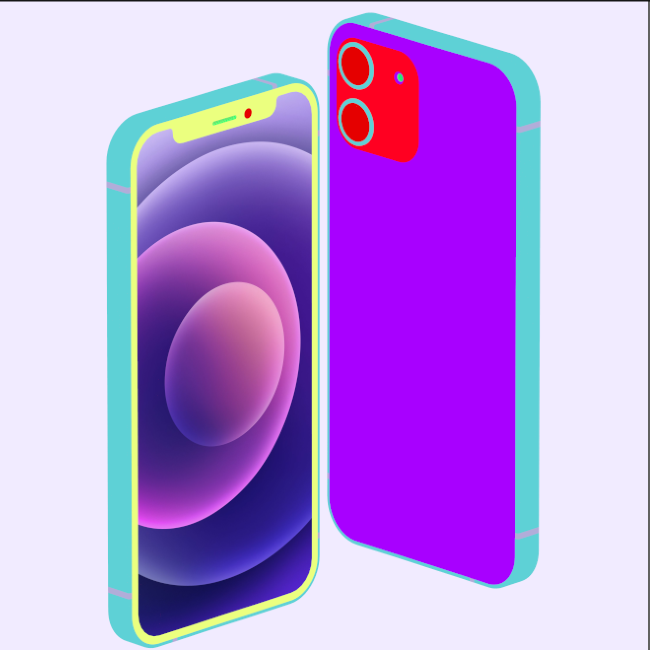 iphone 12 mini real scale 3D Модель in Телефоны 3DExport