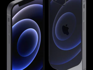 iphone 12 mini real scale 3D Model