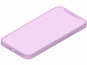 iphone 12 mini real scale 3D Модель