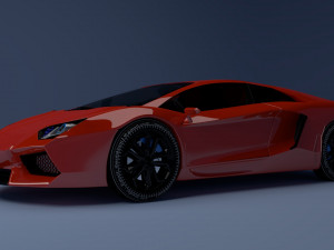 Lamborgini aventador 3D-Modell