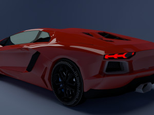 Lamborgini aventador Model 3D