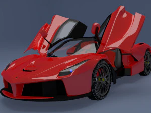 フェラーリ ラフェラーリ 3Dモデル