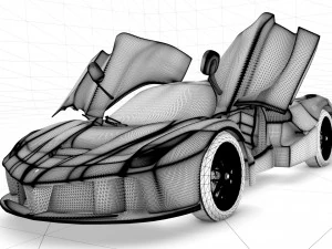 Ferrari laferrari 3D Model