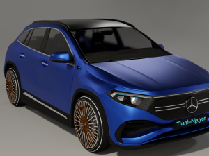 Mercedes-benz eqa 2021 3D 모델