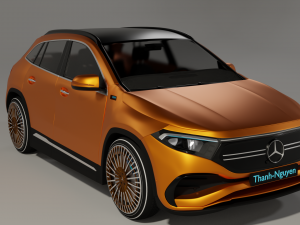 Mercedes-benz eqa 2021 3D Модель