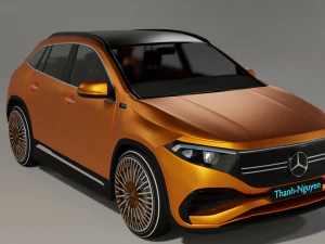Mercedes-benz eqa 2021 3D Model