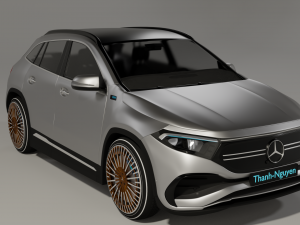 Mercedes-benz eqa 2021 3D Модель