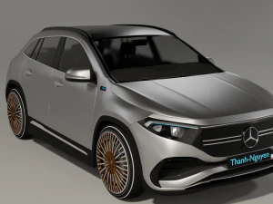Mercedes-benz eqa 2021 3D Model