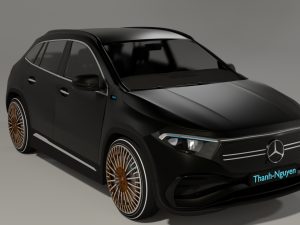 Mercedes-benz eqa 2021 3D Модель