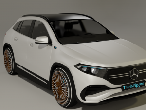 Mercedes-benz eqa 2021 3D Модель