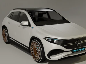 Mercedes-benz eqa 2021 3D Model