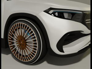 Mercedes-benz eqa 2021 3D Модель