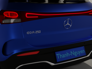 Mercedes-benz eqa 2021 3D Модель