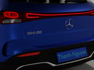Mercedes-benz eqa 2021 3D Model