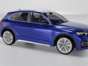 Audi q5 2021 3D मॉडल