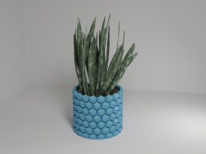hexagon pot holder 01 3D Baskı Modeli