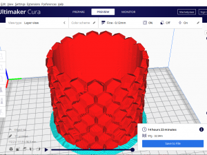 hexagon pot holder 01 3D Baskı Modeli