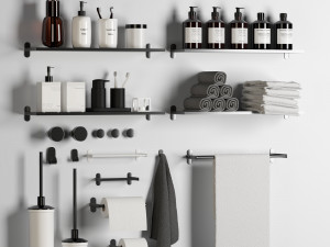 bathroom accessories vol 01 3D-Modell
