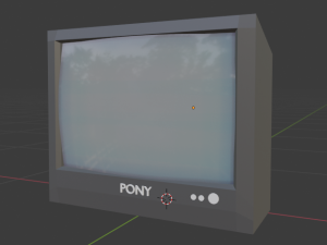 old tv 3D 모델
