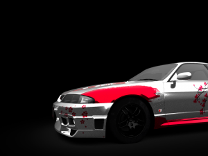 skyline r33 3D Model