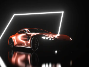aston martin vantage 2019 3D Model