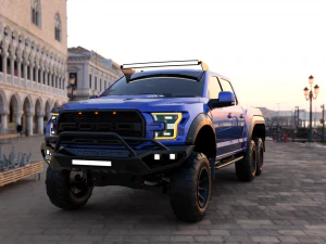 velociraptor hennessey 6x6 2018 Modelo 3D