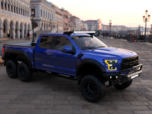 hennessy velociraptor 6x6 2018 Modelo 3D