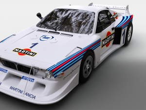 lancia beta montecarlo turbo 3D Model