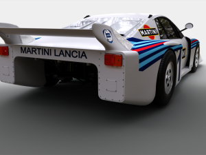 lancia beta montecarlo turbo 3D Model