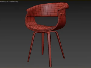 armen living cadeira de jantar de ver&atilde;o Modelo 3D