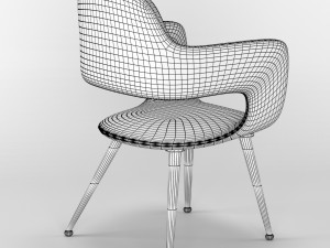dining chair model 3D-Modell