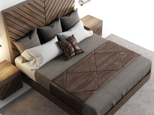 bed luxury 3Dモデル