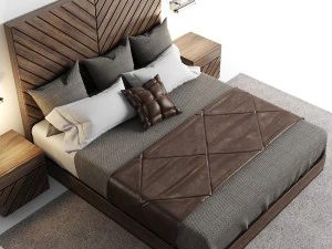 cama de lujo Modelo 3D