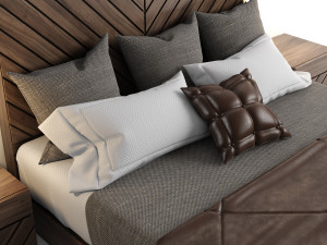bed luxury Modelo 3D